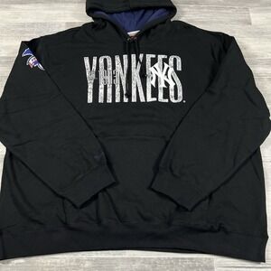 Mitchell & Ness Men's 4XL Black New‎ York Yankees Team OG Fleece Pullover Hoodie
